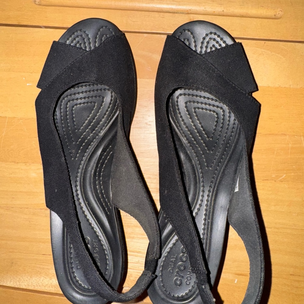CROCS Black Women's Sandals